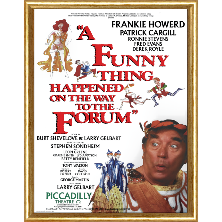 A Funny Thing Happened On The Way To The Forum Repro Poster