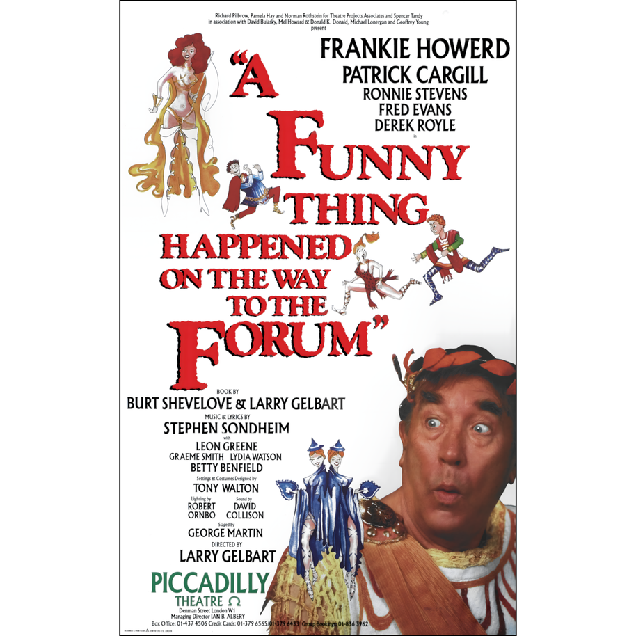A Funny Thing Happened On The Way To The Forum Repro Poster