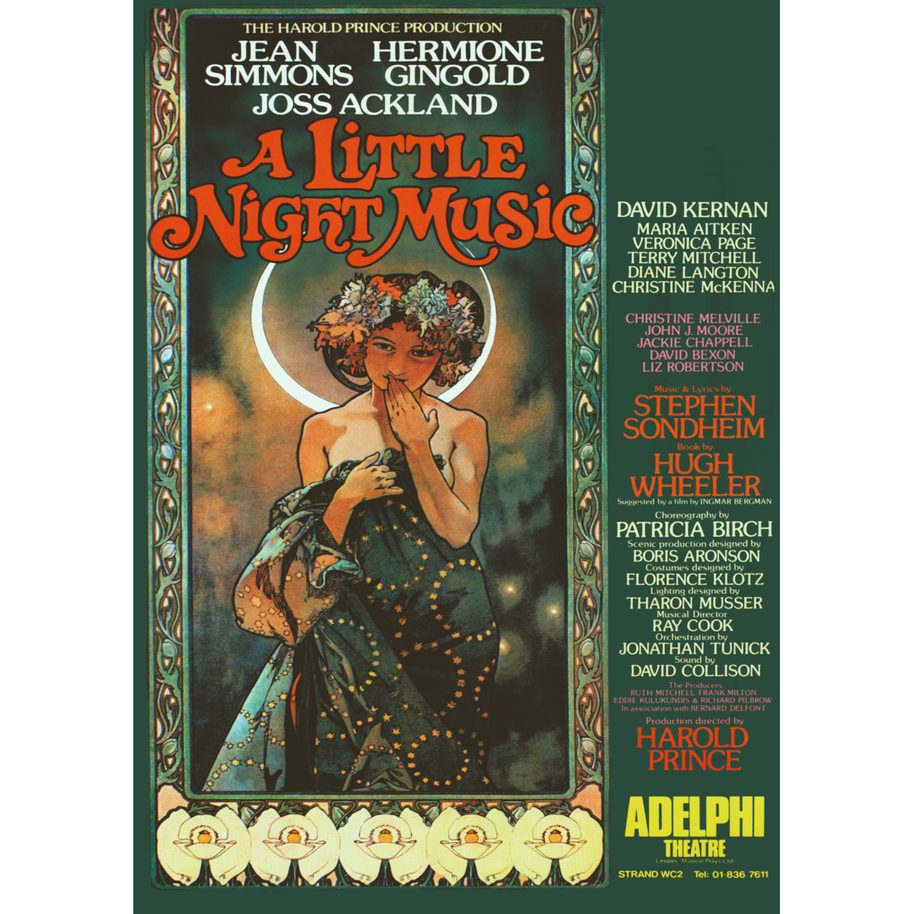 A Little Night Music Adelphi Theatre Poster