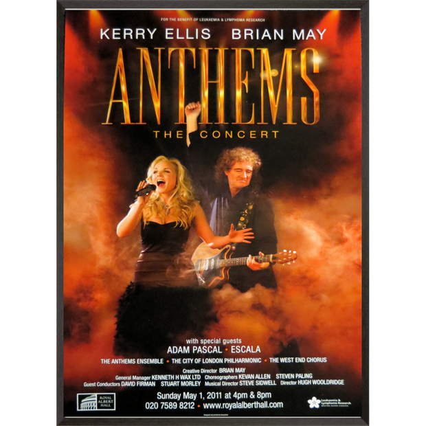 Anthams The Concert Kerry Ellis, Brian May Poster