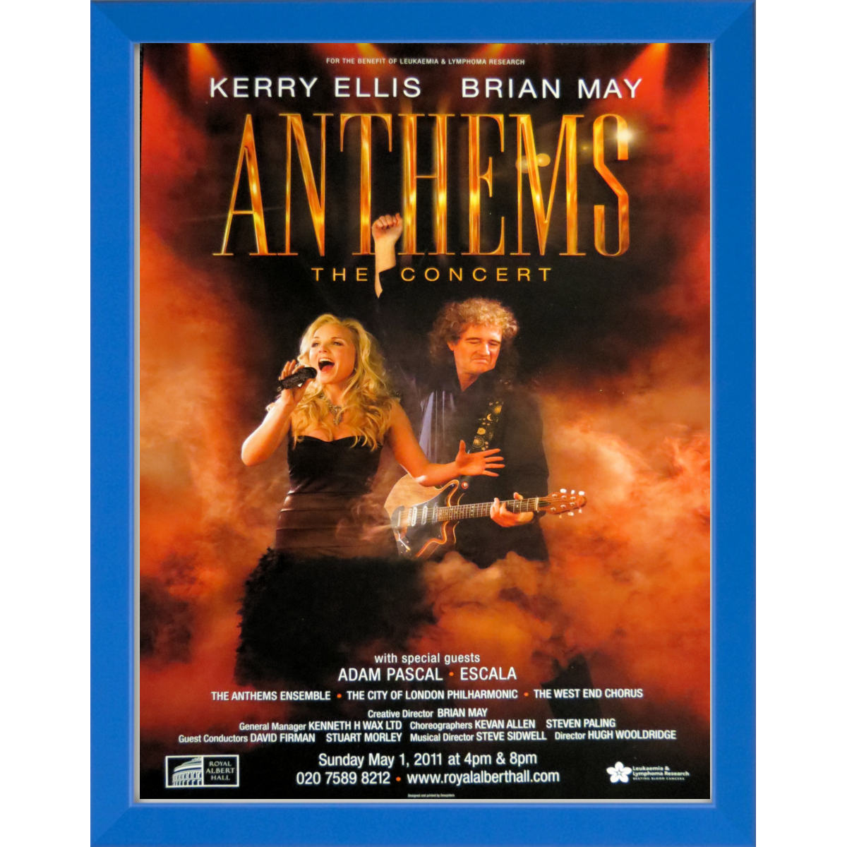 Anthams The Concert Kerry Ellis, Brian May Poster
