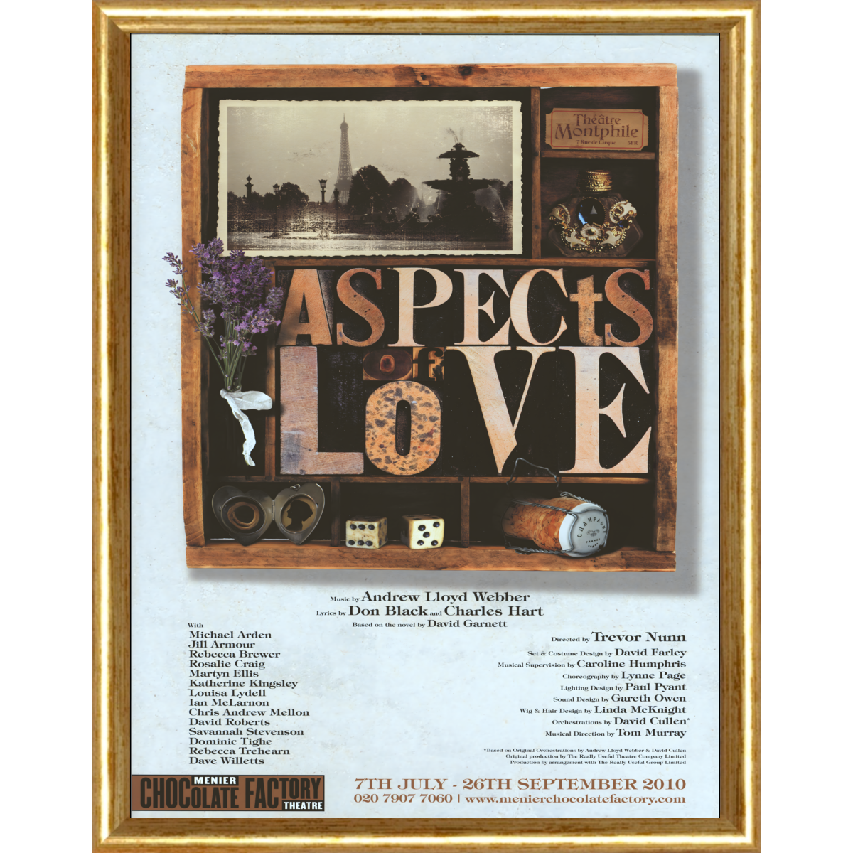 Aspects Of Love Repro poster
