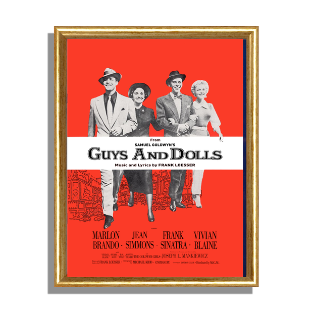Guys and Dolls 1950 Poster