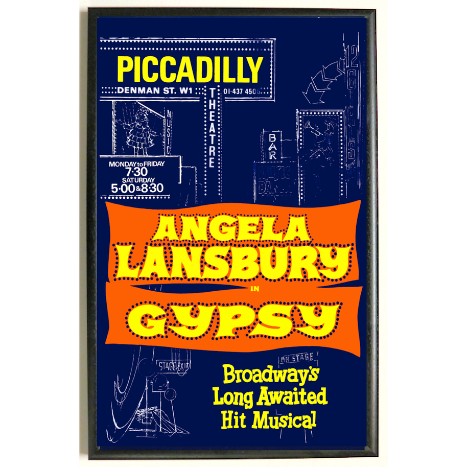 Gypsy  Angela Lansbury 1974 Poster