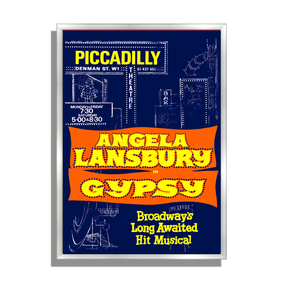 Gypsy  Angela Lansbury 1974 Poster