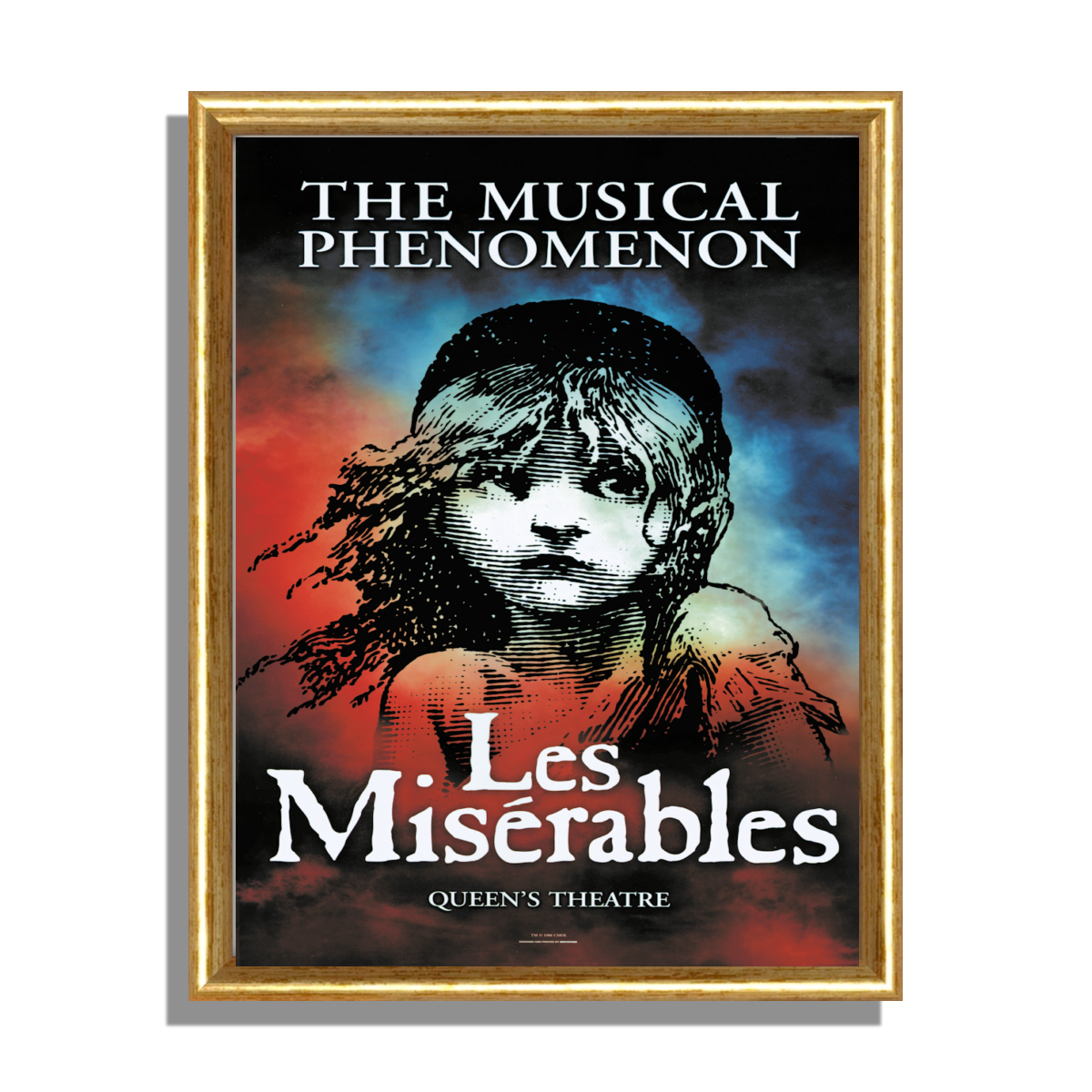 Les Miserables Girl's Face Posters