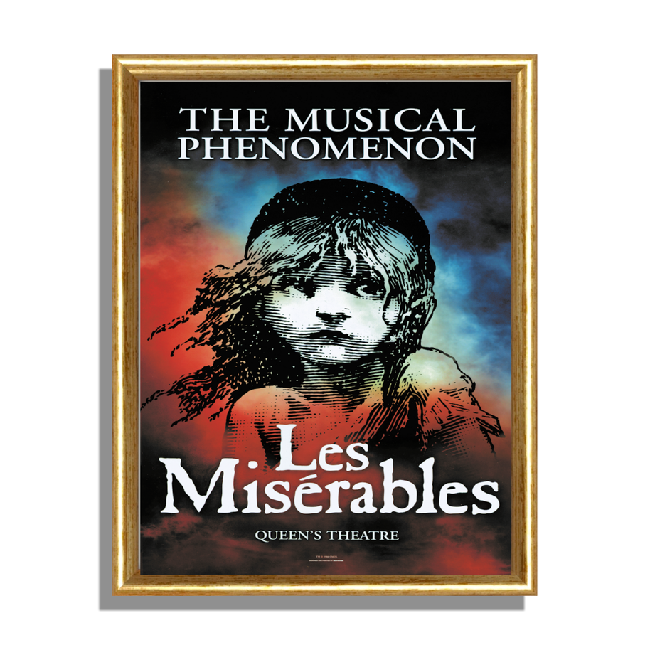 Les Miserables Girl's Face Posters