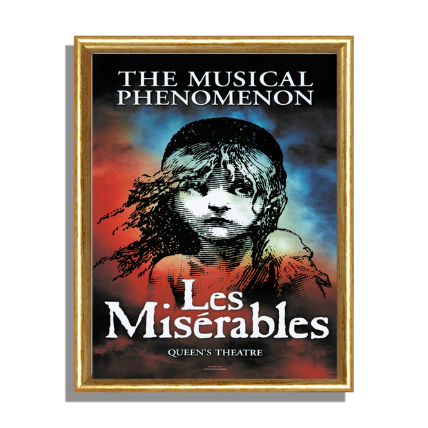 Les Miserables Girl's Face Posters