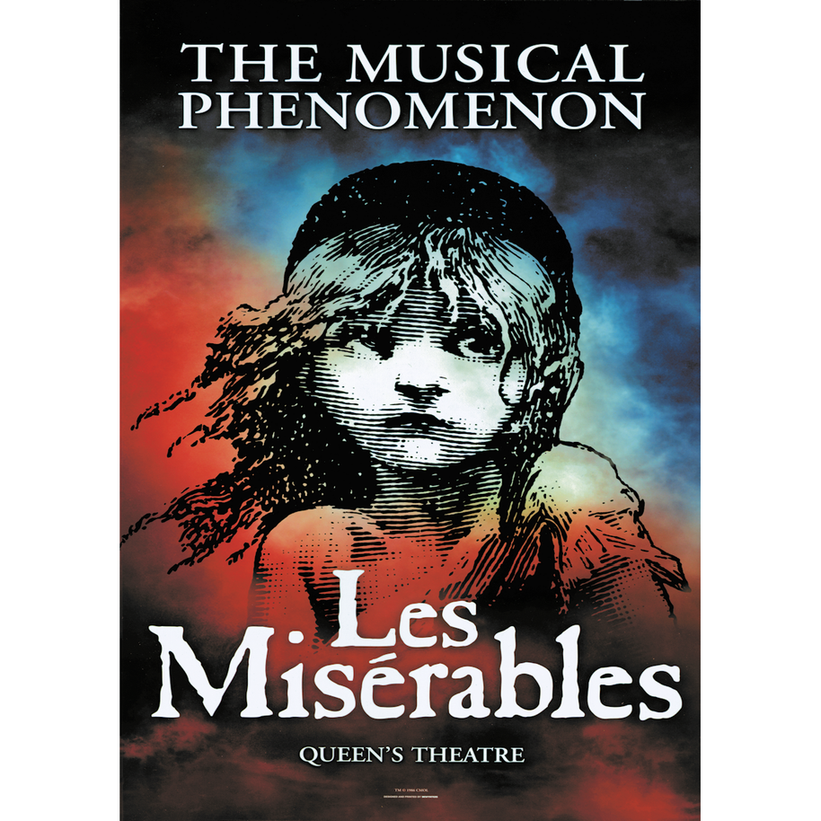 Les Miserables Girl's Face Posters