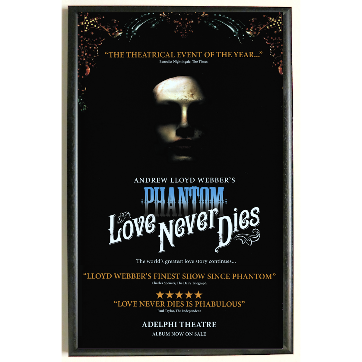 Love Never Dies First Phantom Posters