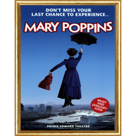 Mary Poppins Prince Edward Theatre Repro Poster