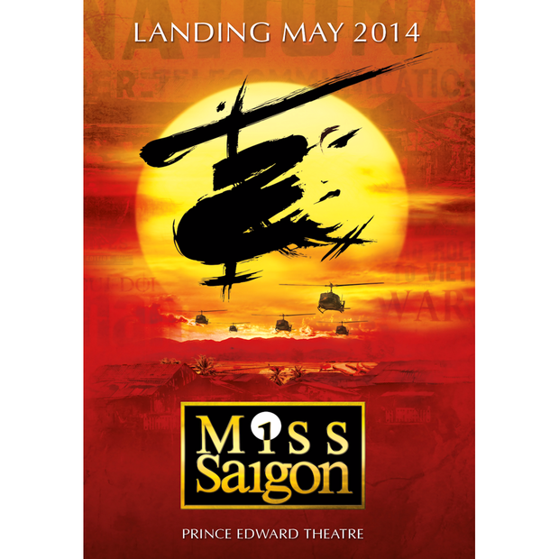 Miss Saigon 2014 Repro Posters
