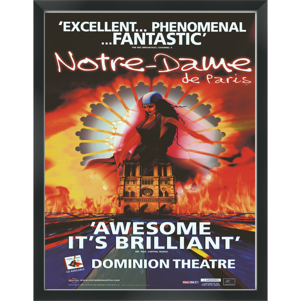 Notre Dame De Paris Dominion Theatre Repro poster