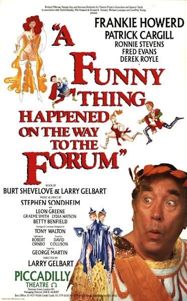 A Funny Thing Happened On The Way To The Forum Repro Poster