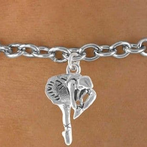 Ballerina Bracelet (silver tone chain)