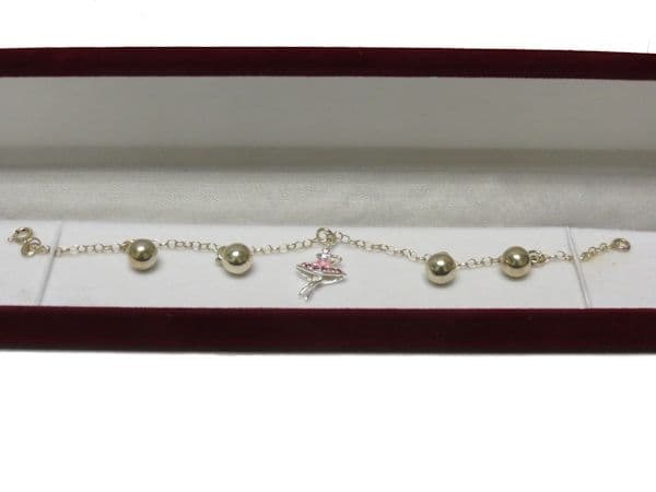 Ballet Dancer Chain (Pink)