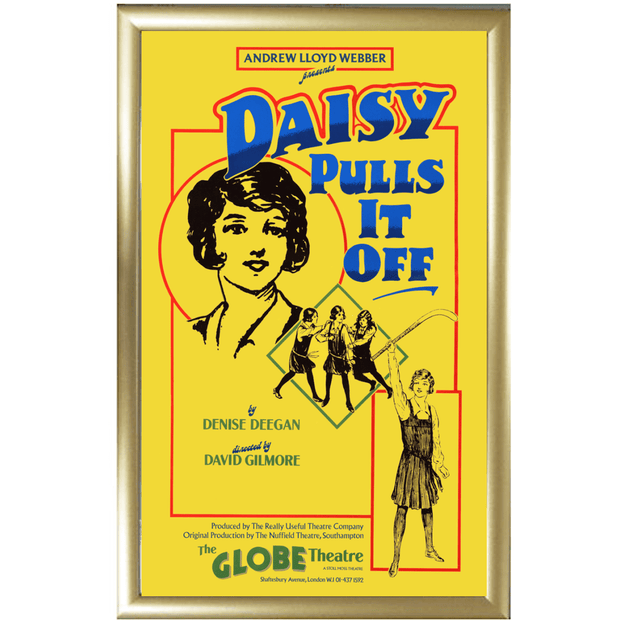 Daisy Pulls It Off Globe Theatre Poster