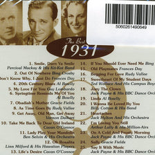 Golden Age Of Popular Song 1931 CD