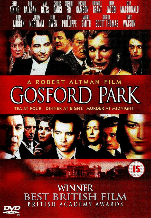 Gosford Park DVD 2002
