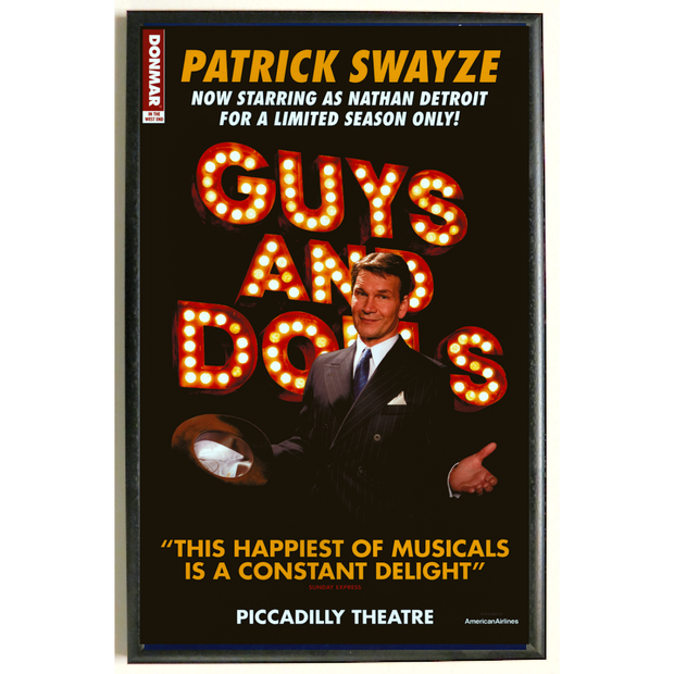 Guys and Dolls Patrick Swanyze Piccadilly Theatre Poster
