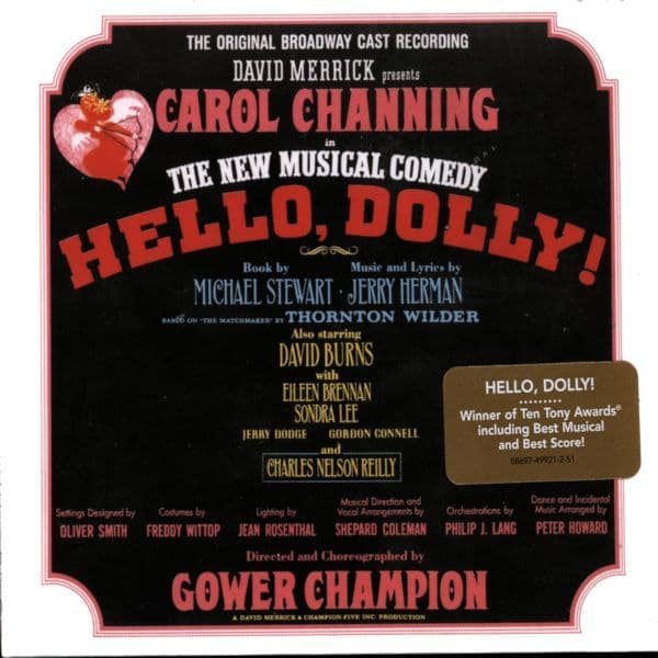 Hello Dolly Original Broadway Cast CD