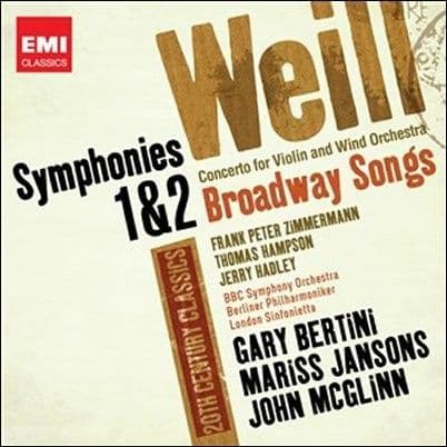 Kurt Weill 20th Century Classics: Weill CD