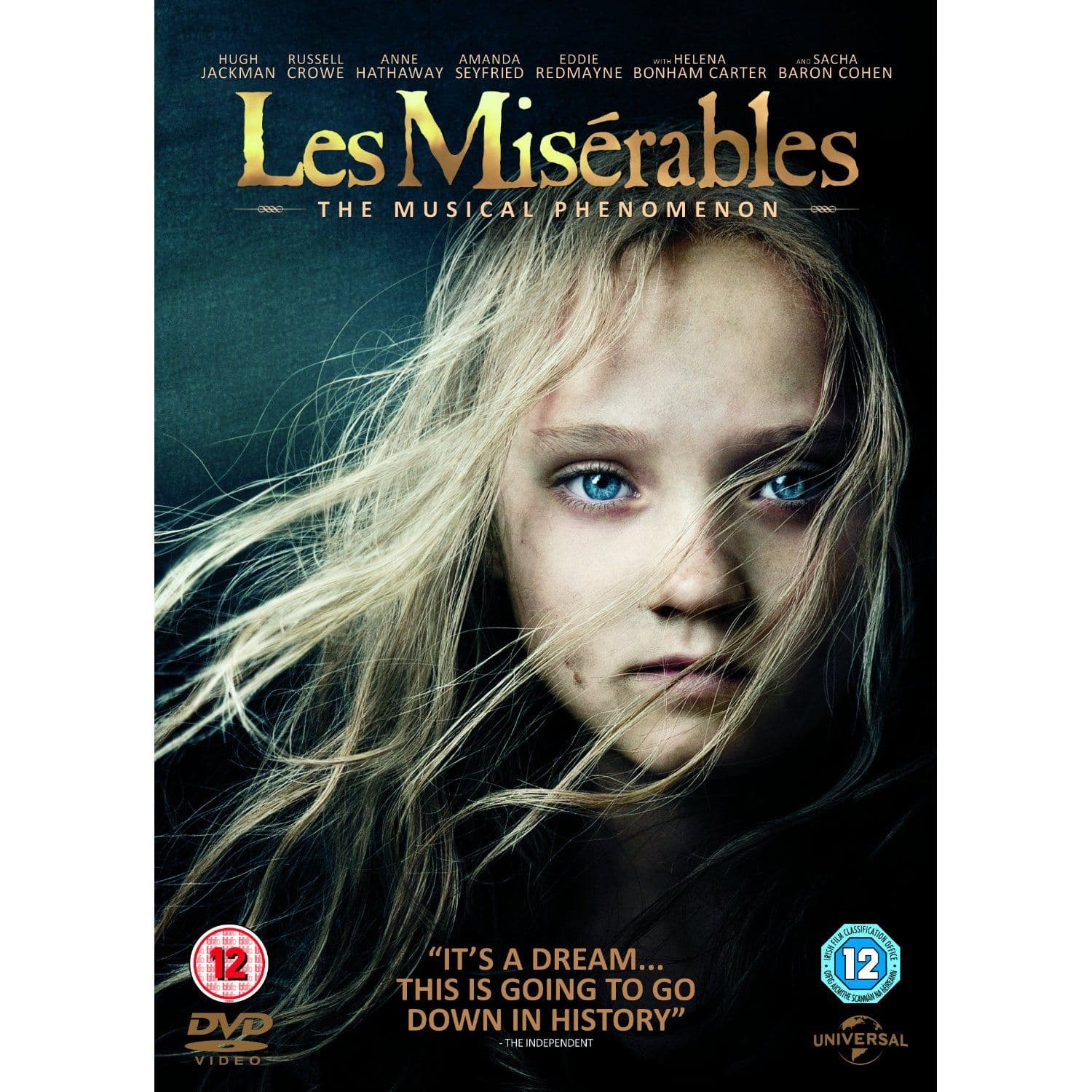 Les Miserables Movie 2012 (DVD / Digital Copy / Ultra Violet Copy - Region 2: UK & Europe)