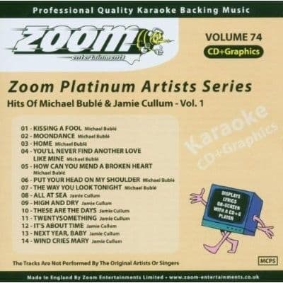 Michael Buble & Jamie Cullum Hits Of Karaoke CDGs