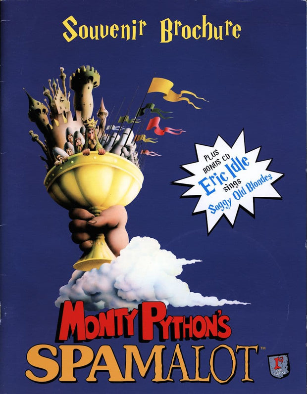 Monty Pythons Spamolot Broadway Souvenir Brochure + Eric Idle CD