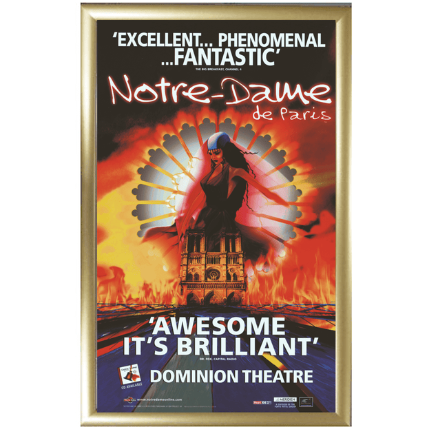 Notre Dame De Paris Dominion Theatre Repro poster
