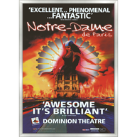 Notre Dame De Paris Dominion Theatre Repro poster