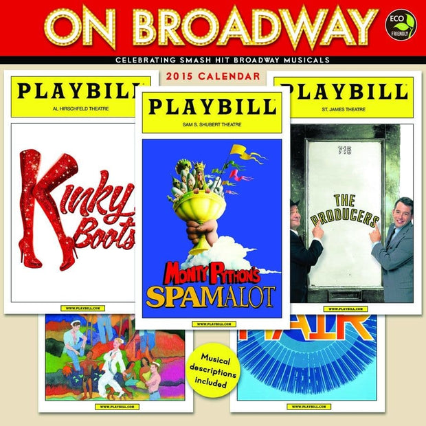 Playbill On Broadway Calendar 2015
