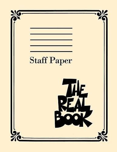 Real Book - Staff Paper Book