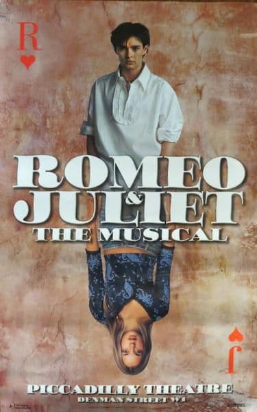 Romeo & Juliet the Musical Piccadilly Theatre Poster