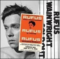 Rufus Wainwright Rufus Does Judy at Carnegie Hall CD