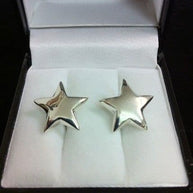 Sterling Silver star stud earrings