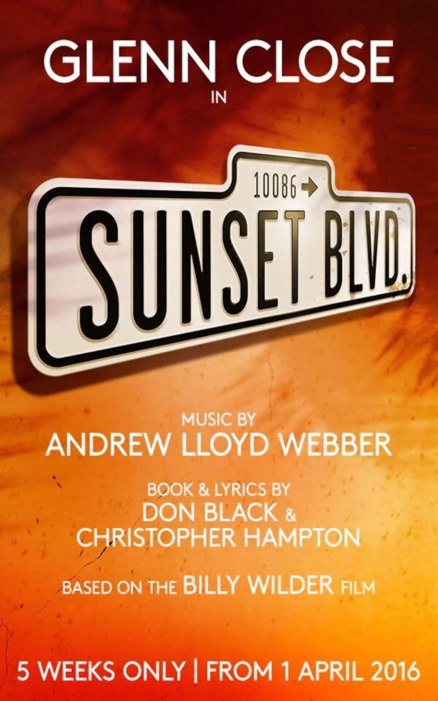 Sunset Boulevard 2016 12.5x20 inches Reptro Poster