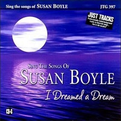 Susan Boyle I Dreamed a Dream Karaoke CD