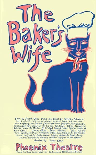 The Bakers Wife Phoenix Theatre Repro Folio Poster