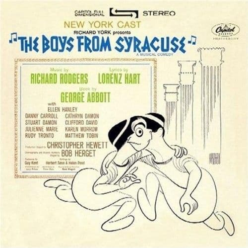 The Boys from Syracuse 1963 Studio Cast CD
