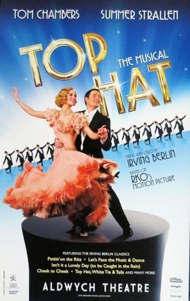 Top Hat  Aldwych Theatre Theatre Poster