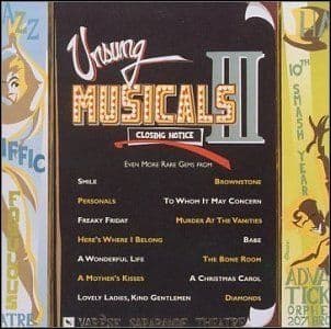 Unsung Musicals III  Studio Cast Rare CD