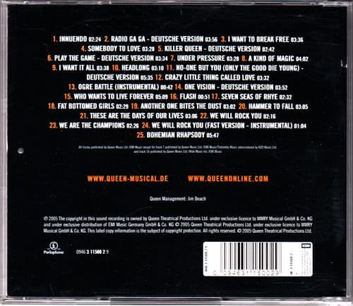 We Will Rock You (German) CD