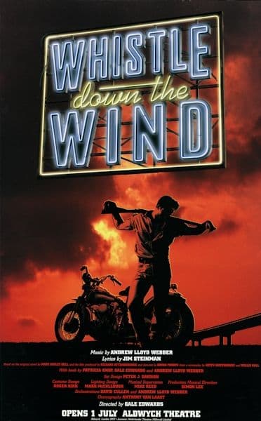 Whistle Down The Wind Aldwych Theatre Repro Folio Poster