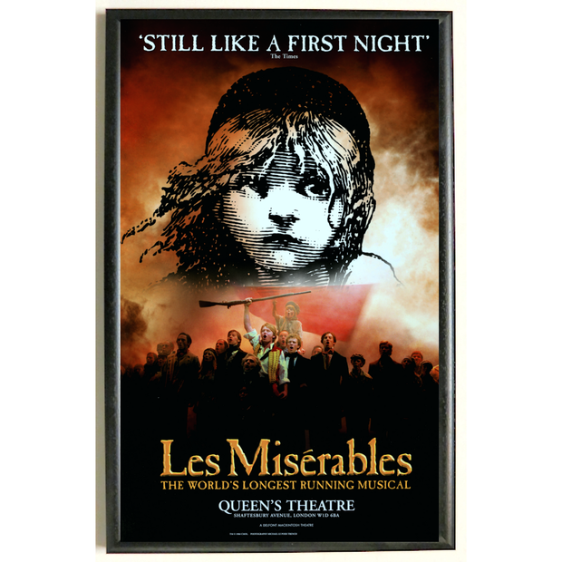 Les Miserables World's Longest Running Musicals Poster