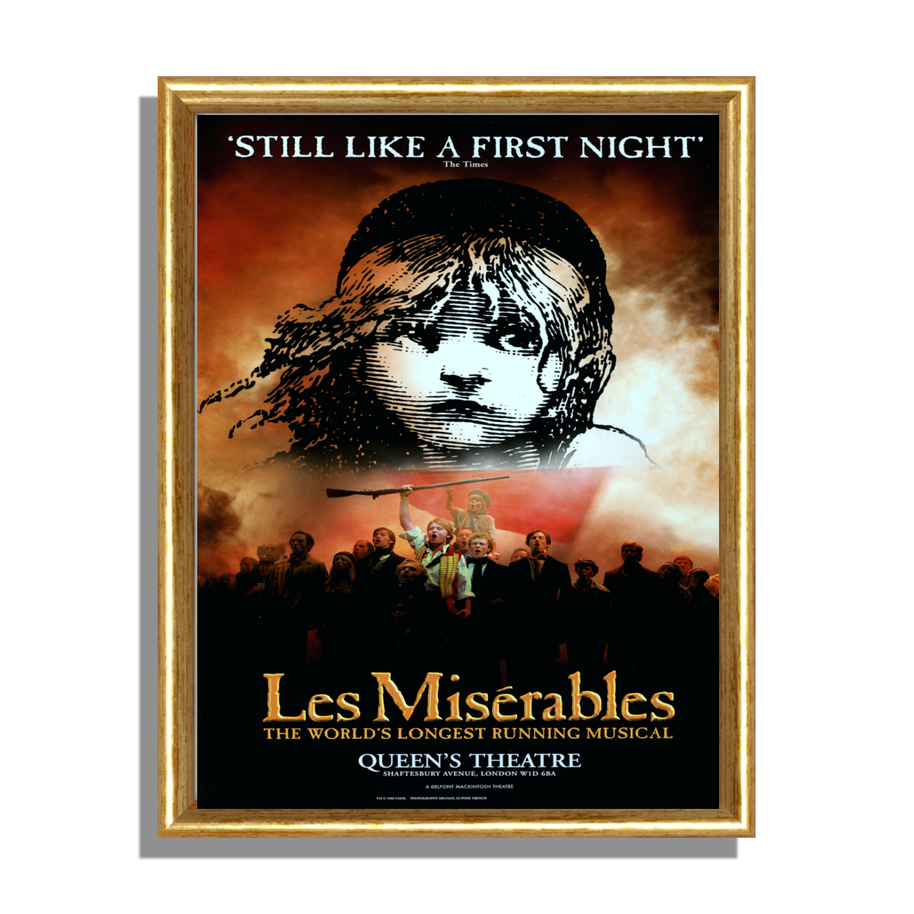 Les Miserables World's Longest Running Musicals Poster