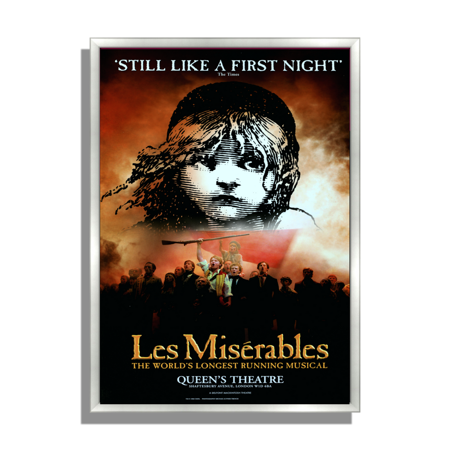 Les Miserables World's Longest Running Musicals Poster