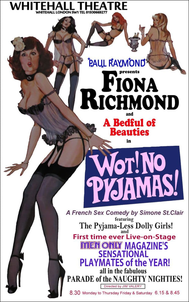 Wot ! No Pyjamas 12.5 x 20 inchs Poster