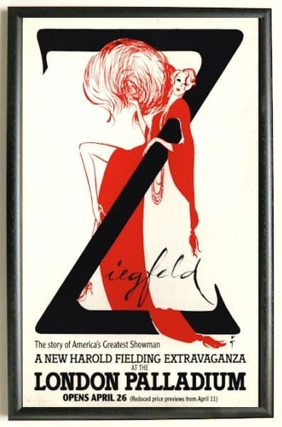 Ziegfeld at London Palladium Repo Poster